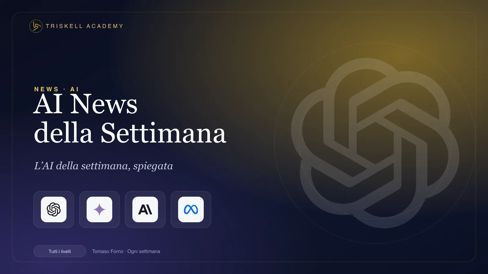 Cover AI News della Settimana