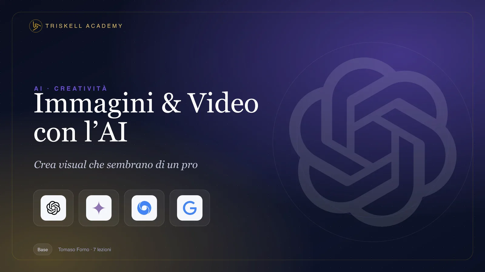 Cover Immagini & Video con l'AI